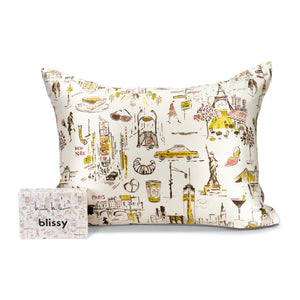 Pillowcase - Nicole Miller - NY to Paris - Standard