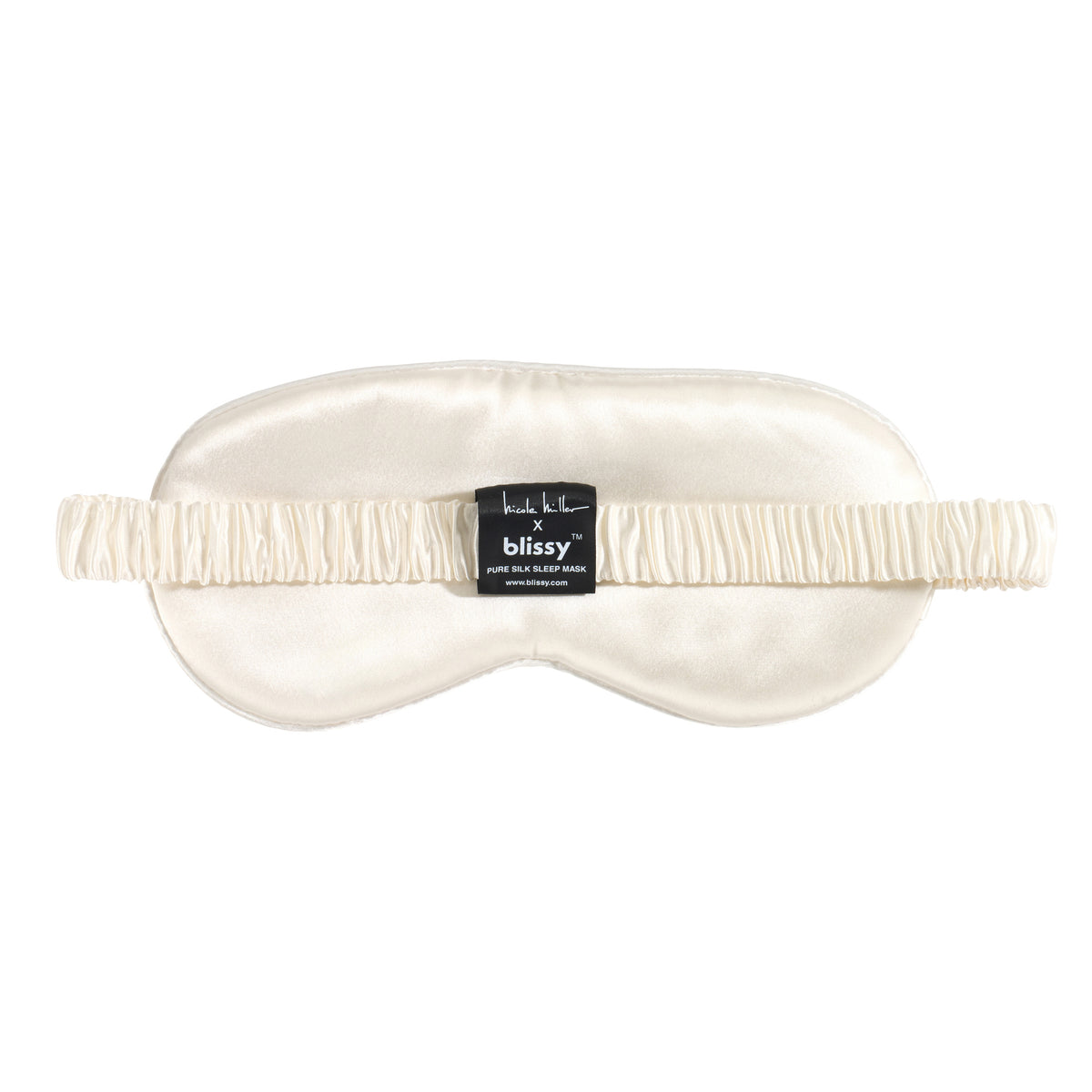 Ny To Paris Sleep Mask Close-Up – Blissy 22 Momme Silk