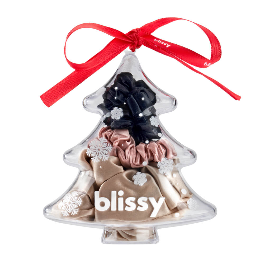 Blissy Blissy Holiday Scrunchie Ornament (3-Piece Set)