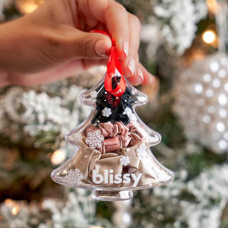 Blissy Holiday Scrunchie Ornament (3-Piece Set)