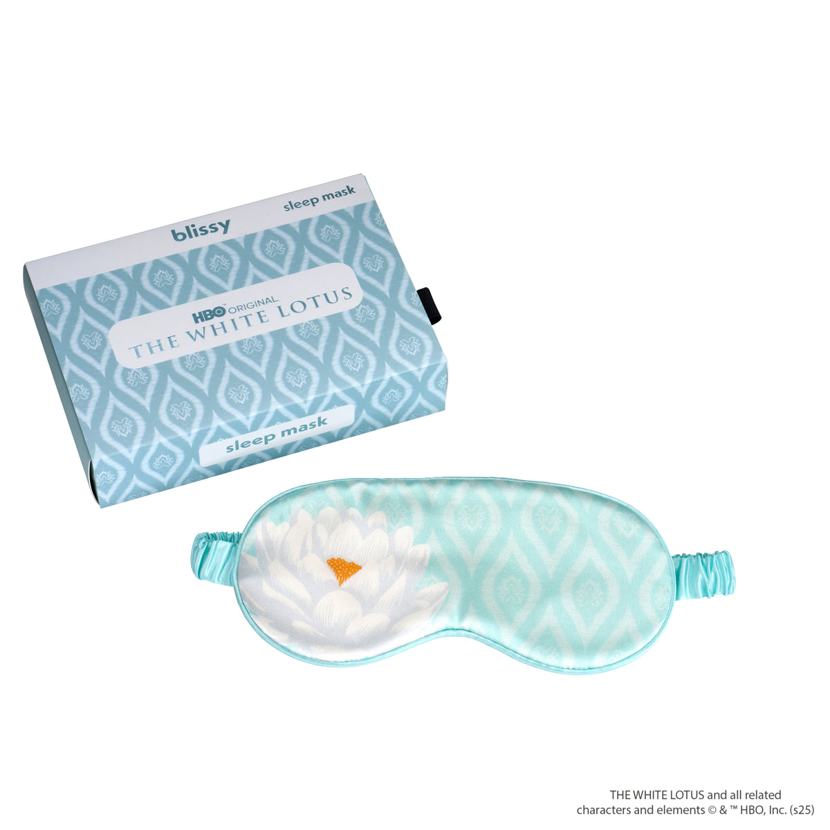 White Lotus Mulberry Silk Sleep Mask – Blissy