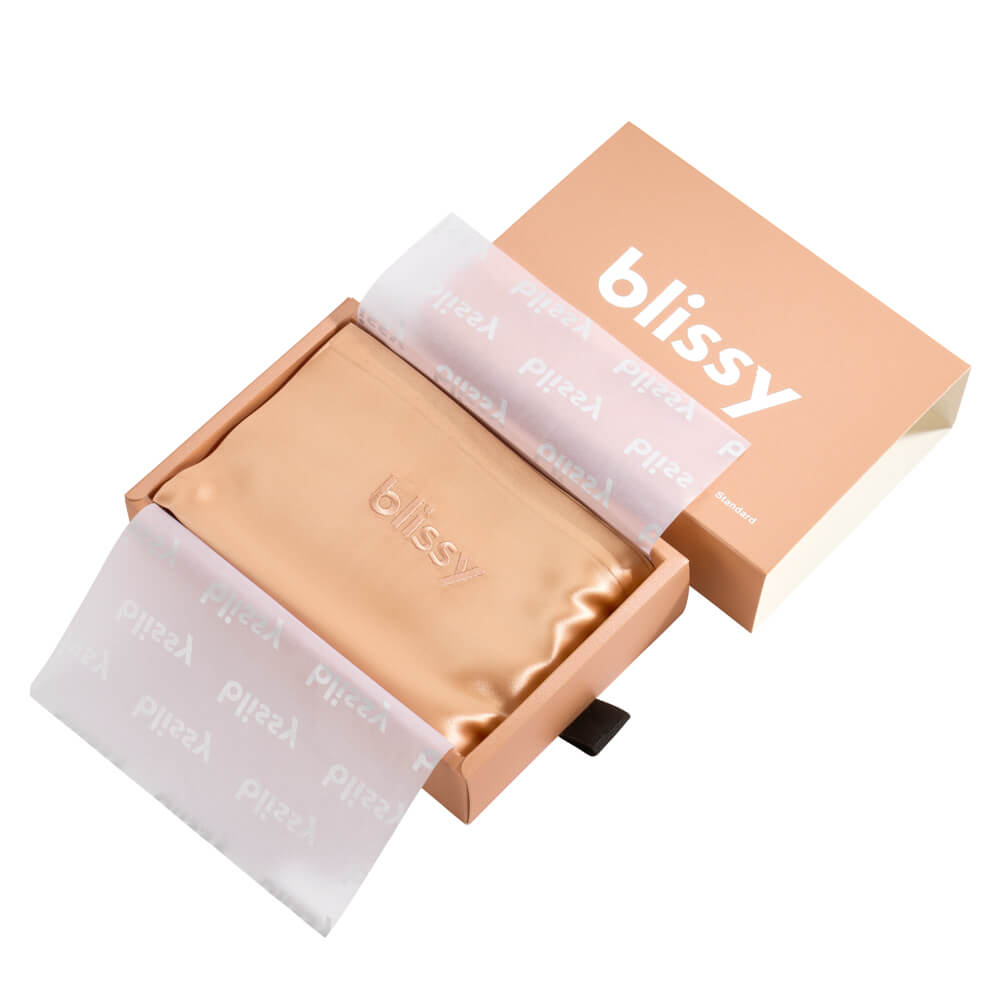Blissy Mulberry Silk Pillowcase – Peach Queen