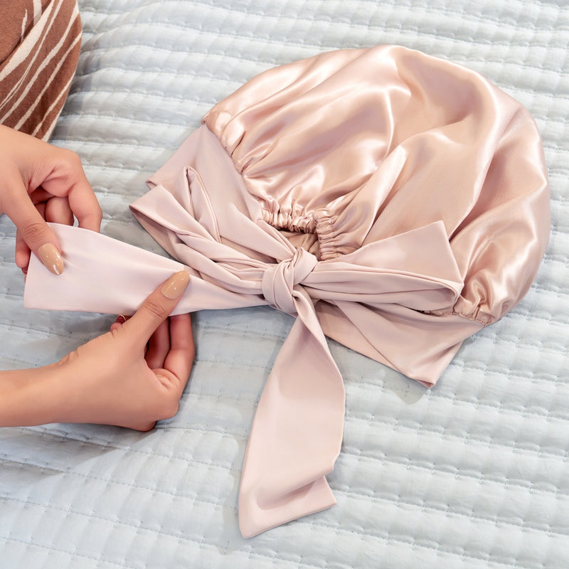 Blissy Bow Bonnet - Pink