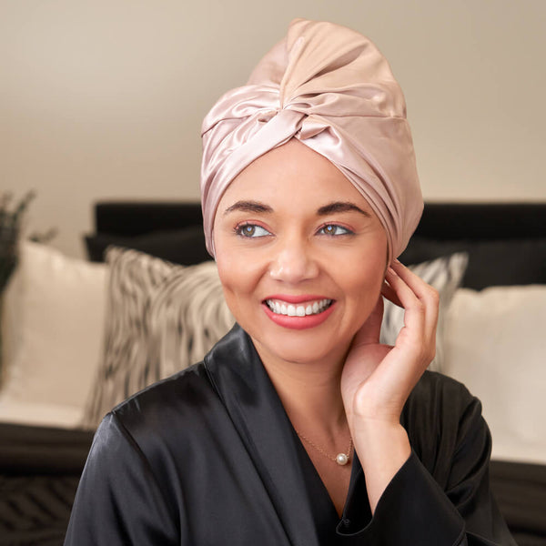 Pink Mulberry Silk Blissy Bonnet – Blissy Large