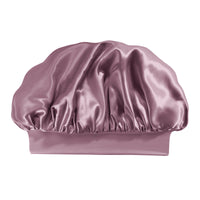 Blissy Plum Blissy Halo Bonnet Lifestyle – Mulberry Silk