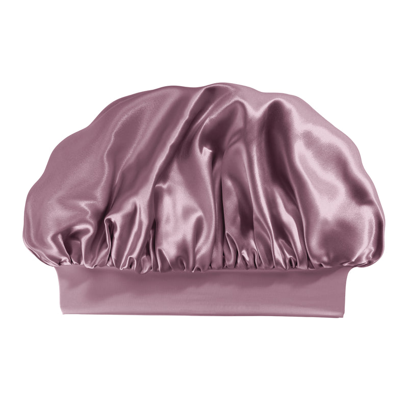 Blissy Plum Blissy Halo Bonnet Lifestyle – Mulberry Silk