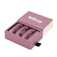 Load image into Gallery viewer, Blissy Skinny Scrunchies - Plum