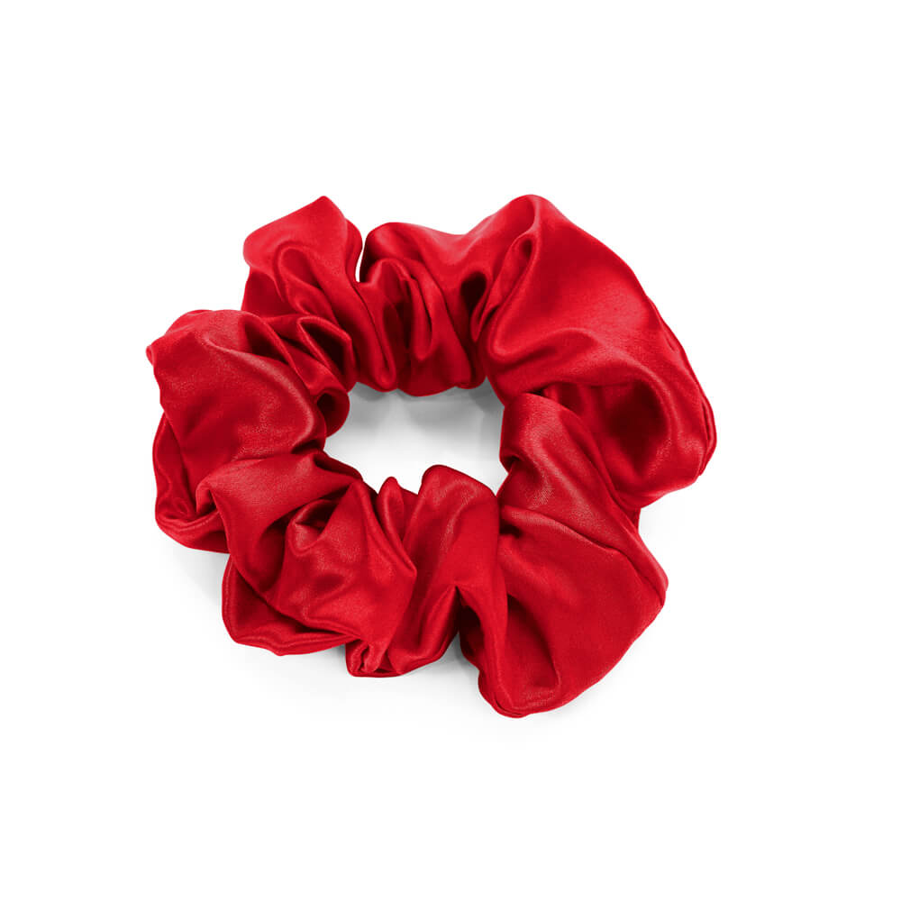 Blissy Red Blissy Scrunchies Lifestyle – Mulberry Silk