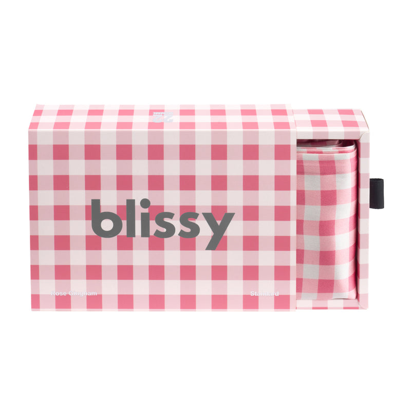Pillowcase - Rose Gingham - Standard