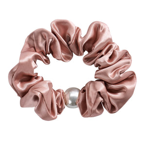 Blissy Pearl Scrunchies - Rose Gold