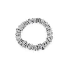 Load image into Gallery viewer, Blissy Skinny Scrunchies - Silver