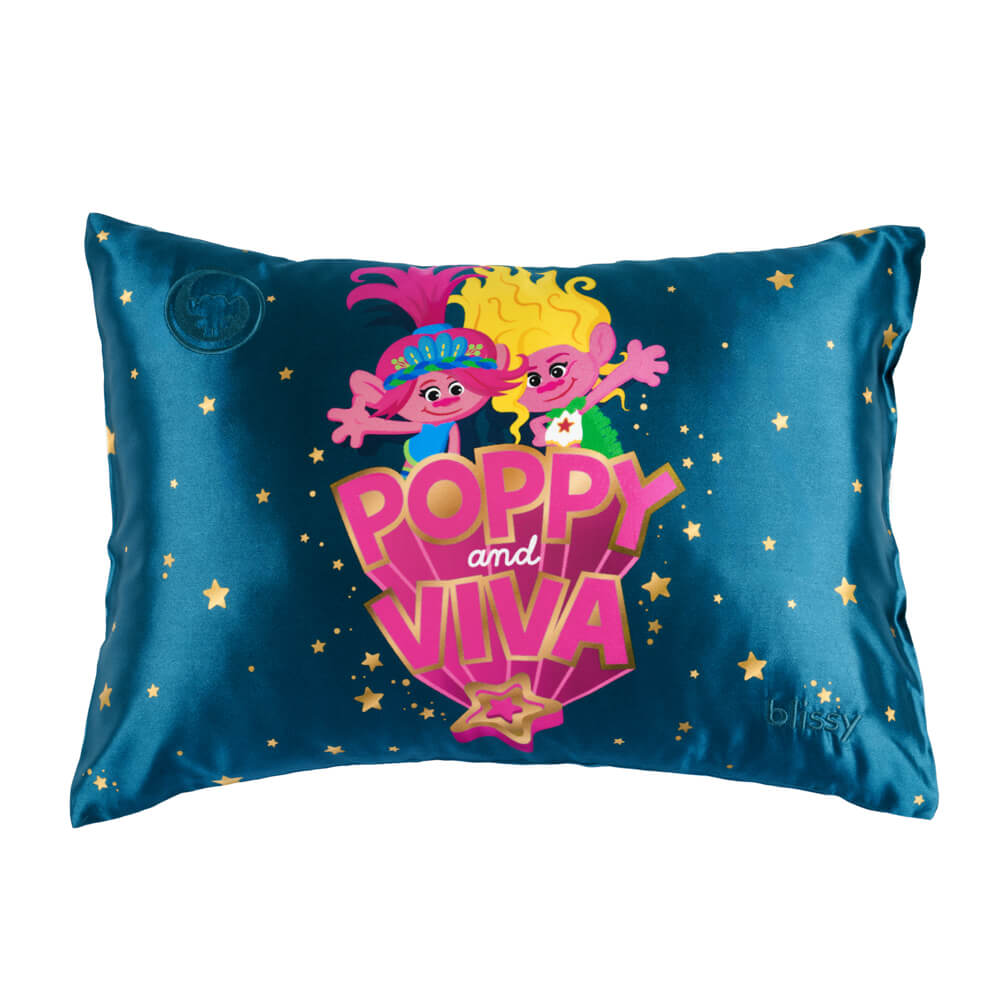 Blissy Trolls Silk Pillowcase Detail – Standard