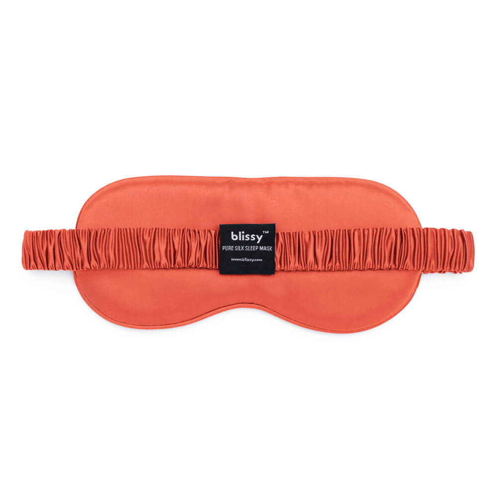 Blissy Sunrise Silk Sleep Mask Detail –