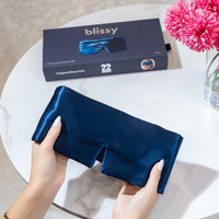 Sleep Mask - Blue - Weighted