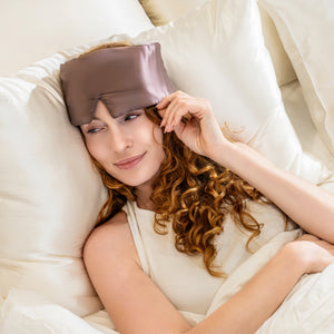 Sleep Mask - Plum - Weighted
