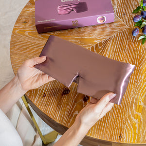 Sleep Mask - Plum - Weighted