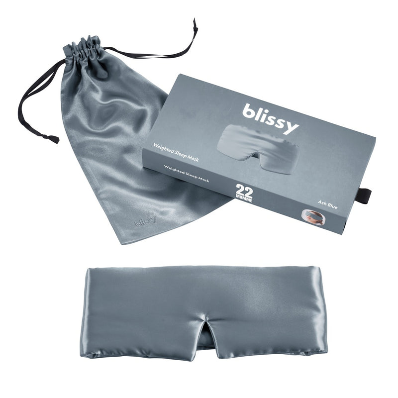 Sleep Mask - Ash Blue - Weighted