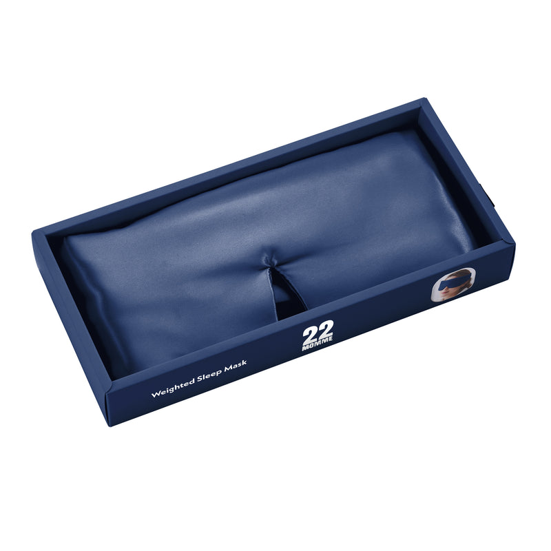 Sleep Mask - Blue - Weighted
