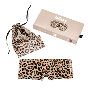 Sleep Mask - Leopard - Weighted