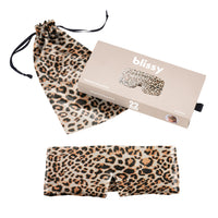 Sleep Mask - Leopard - Weighted