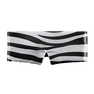 Sleep Mask - Zebra - Weighted