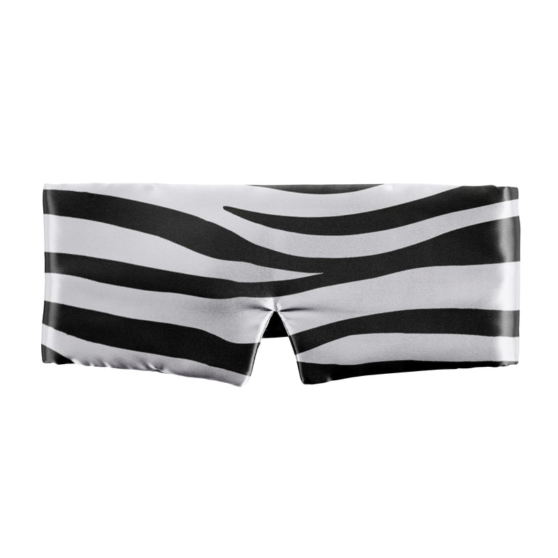 Sleep Mask - Zebra - Weighted