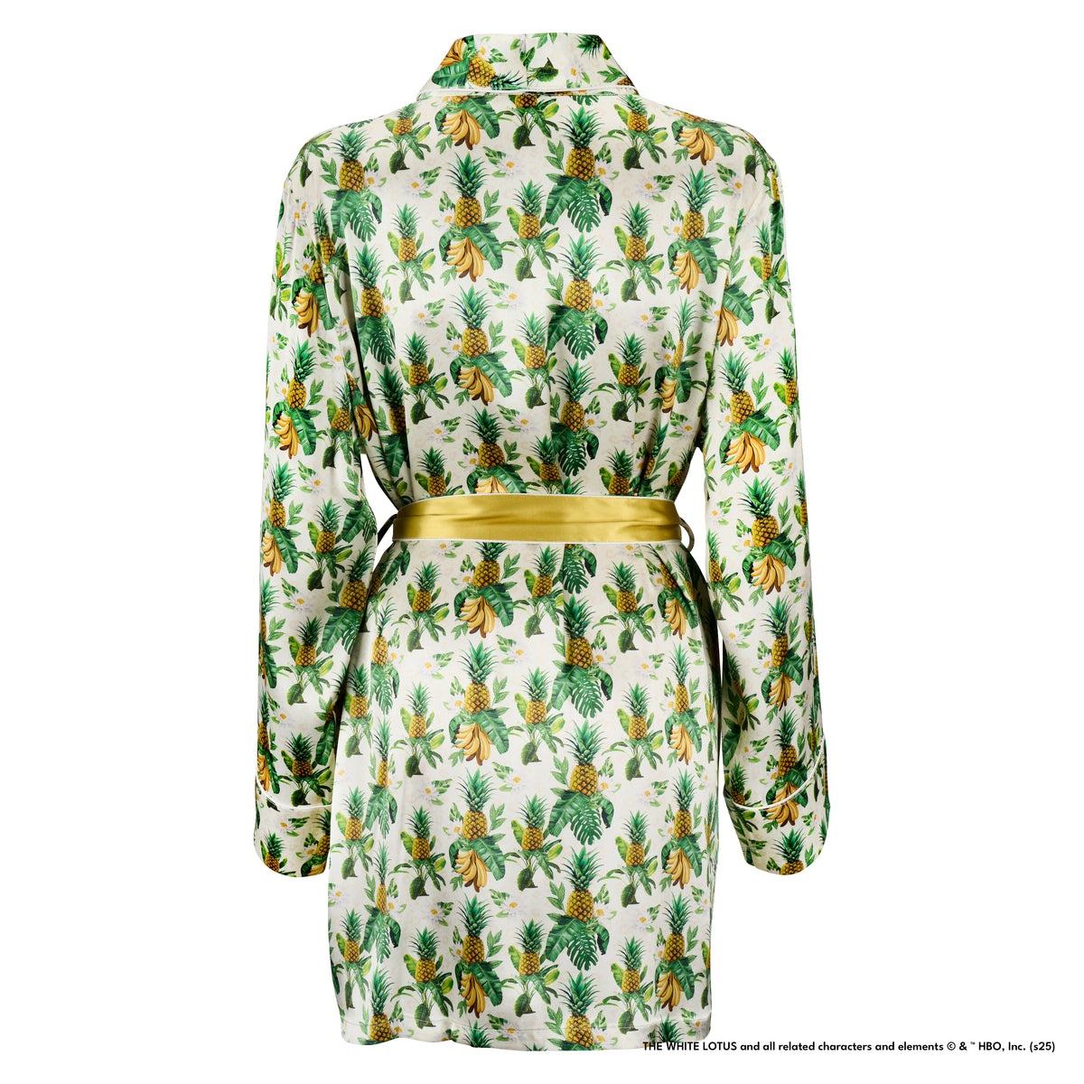 White Lotus Mulberry Silk Classic Robe – Blissy