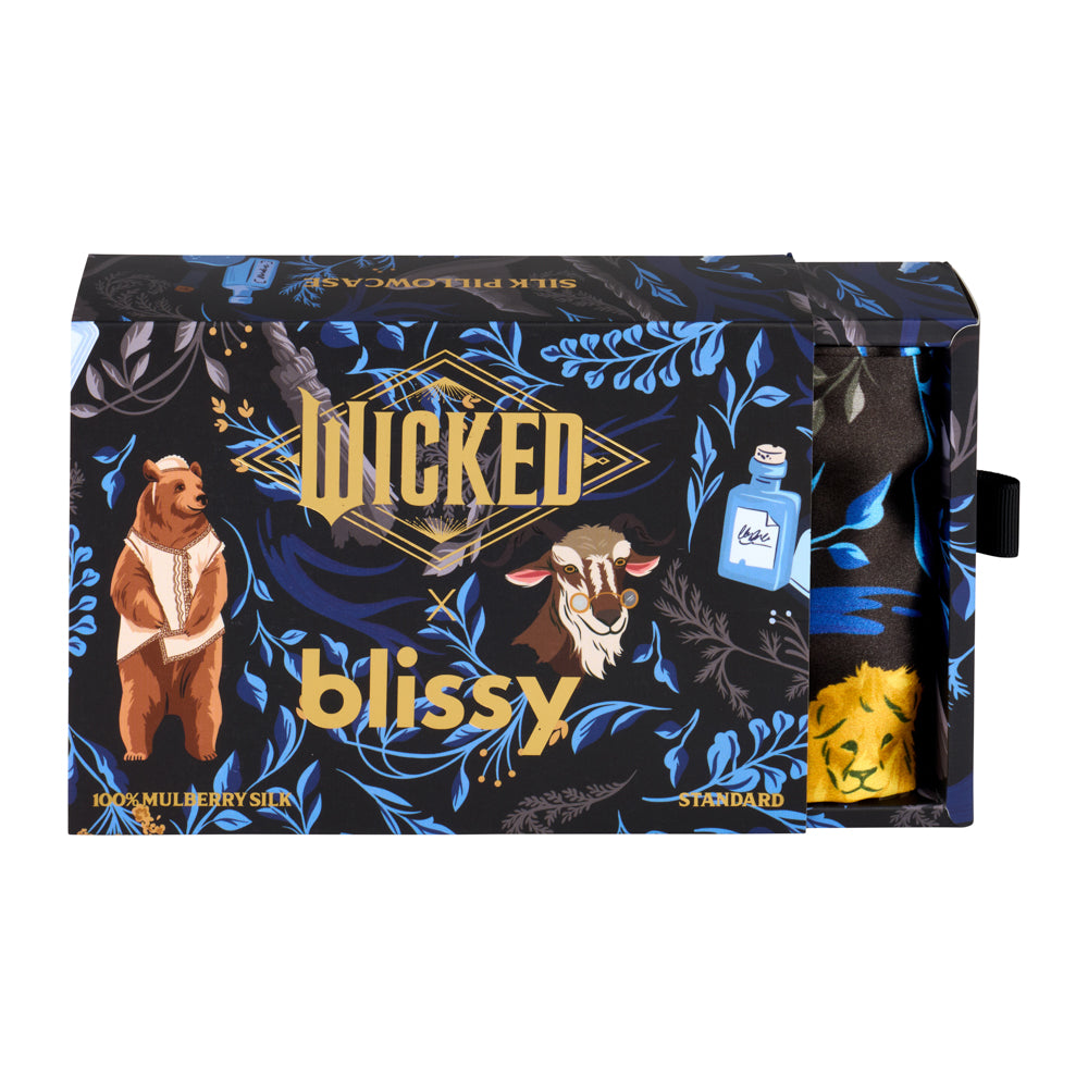 Blissy Standard Wicked™ Pillowcase Lifestyle – Mulberry Silk