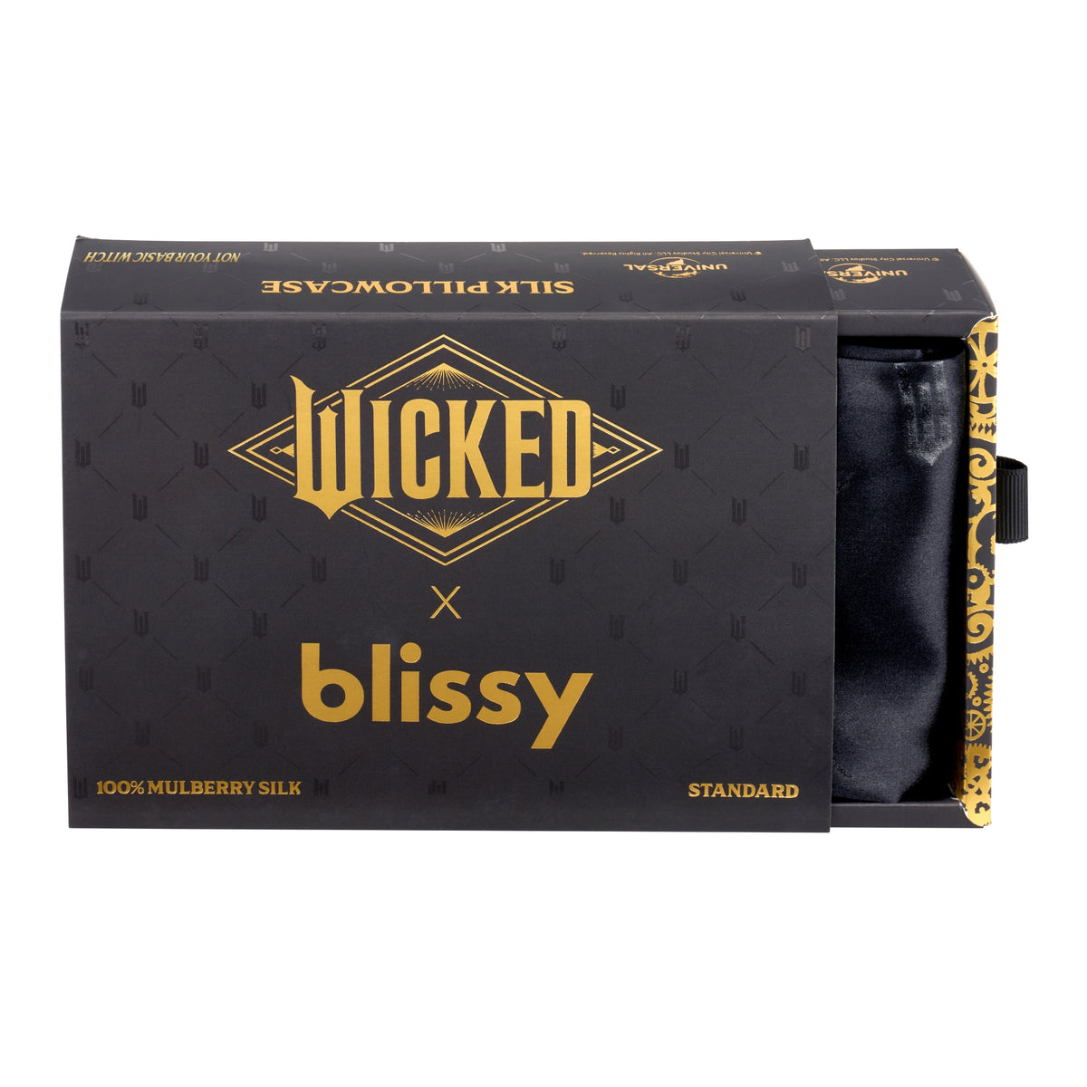 Wicked™ Pillowcase Close-Up – Blissy 22 Momme Silk