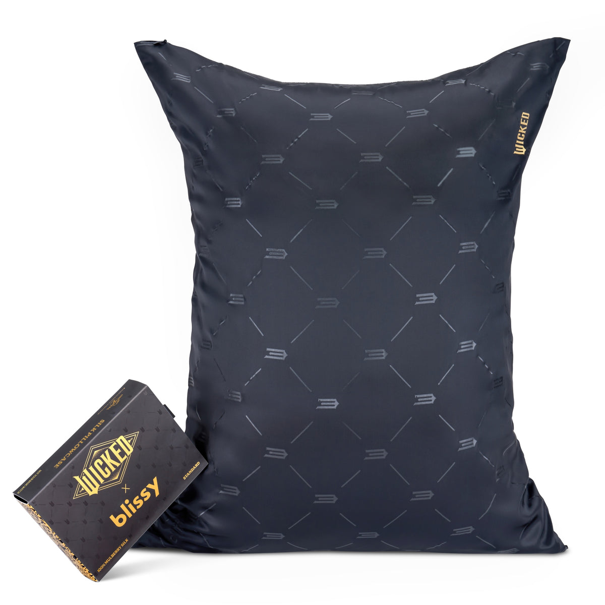 Blissy Wicked™ Silk Pillowcase Detail – Queen