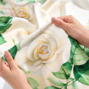 Pillowcase - Zodiac Flower - Cancer White Rose - Queen