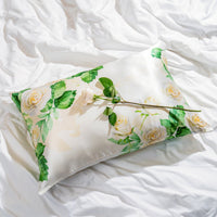 Pillowcase - Zodiac Flower - Cancer White Rose - Standard