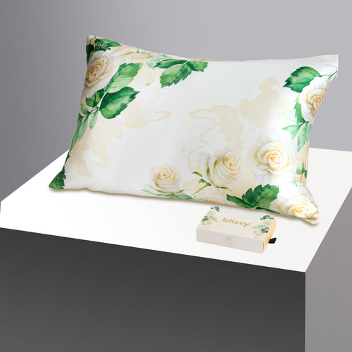 Pillowcase - Zodiac Flower - Cancer White Rose - King