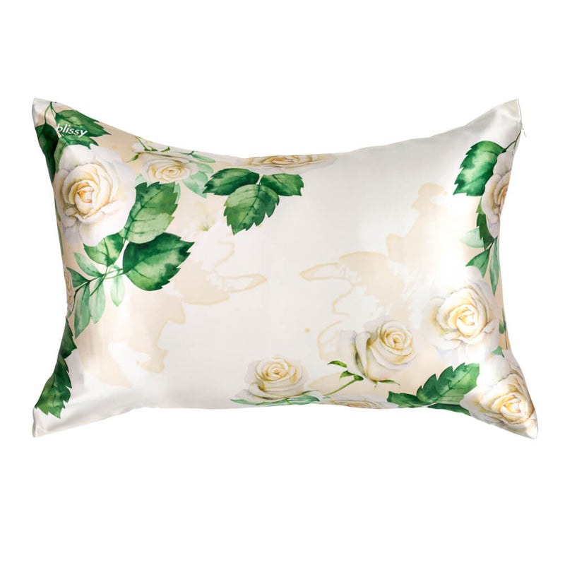 Pillowcase - Zodiac Flower - Cancer White Rose - Standard