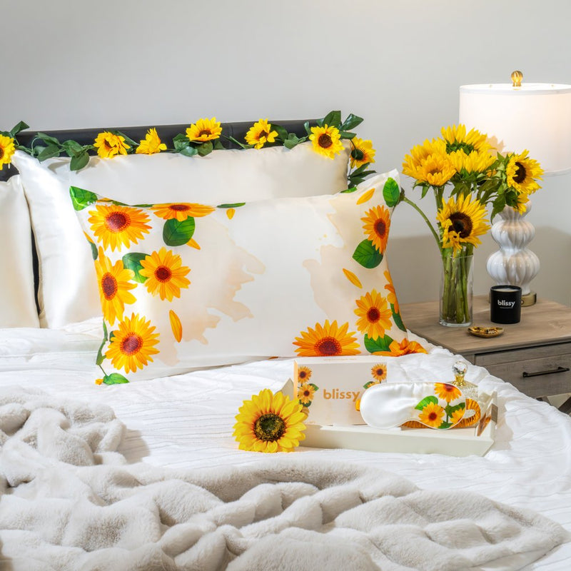 Pillowcase - Zodiac Flower - Leo Sunflower - King