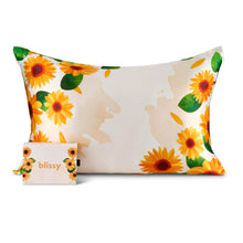 Load image into Gallery viewer, Pillowcase - Zodiac Flower - Leo Sunflower - Queen