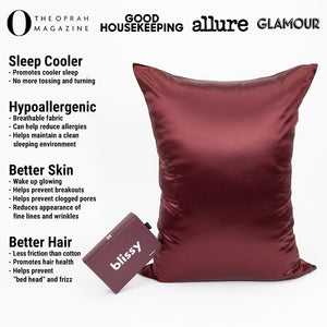 Pillowcase - Burgundy - King