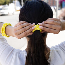 Load image into Gallery viewer, Blissy Skinny Scrunchies - Sunshine Yellow