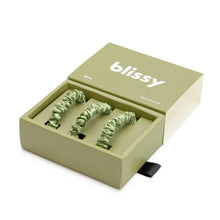 Load image into Gallery viewer, Blissy Skinny Scrunchies - Olive