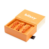 Blissy Skinny Scrunchies - Coral