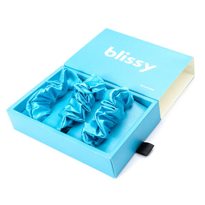 Blissy Scrunchies - Bahama Blue