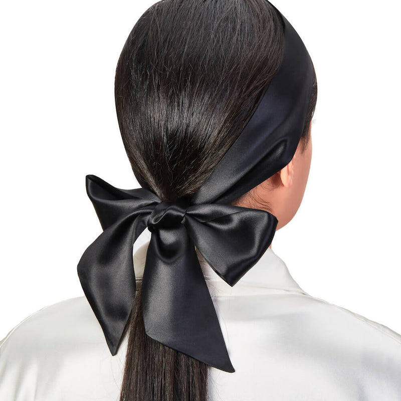 Blissy Hair Ribbon - Black