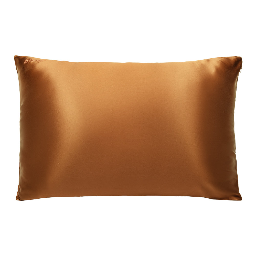 blissy bronze mulberry silk pillowcase