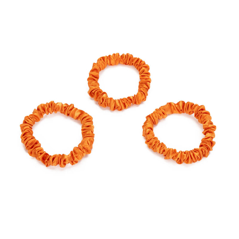 Blissy Skinny Scrunchies - Coral