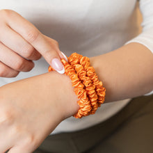 Load image into Gallery viewer, Blissy Skinny Scrunchies - Coral
