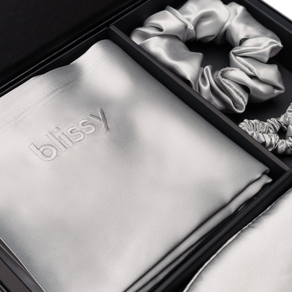 Blissy Mulberry Silk Blissy Dream Set – Silver Queen