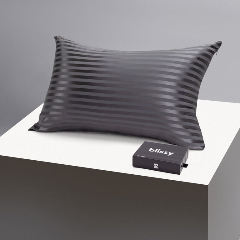 Tempest Grey Silk Pillowcase - ThisIsSilk