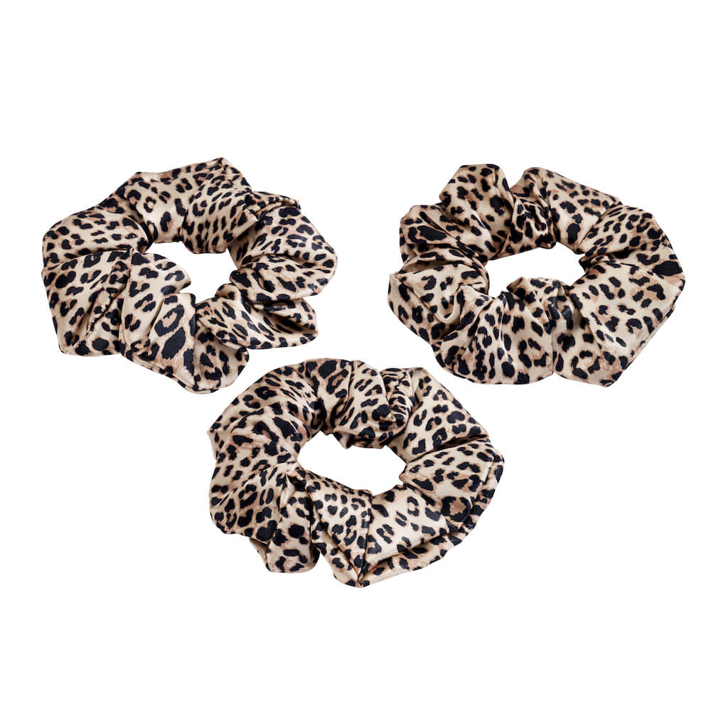 Leopard Mulberry Silk Blissy Scrunchies – Blissy