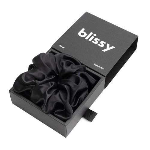 Blissy Oversized Scrunchie - Black