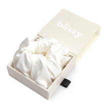 Load image into Gallery viewer, Blissy Oversized Scrunchie - White